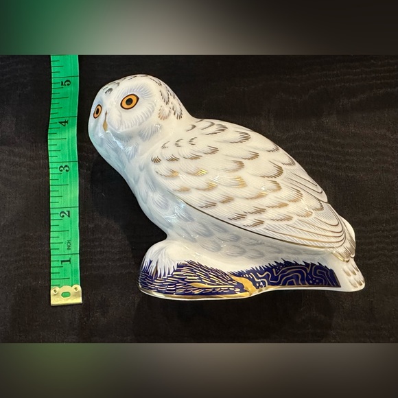 ROYAL CROWN DERBY “Snowy Owl” - Paperweights by Crown Derby - Picture 12 of 12